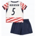 Maillot de foot États-Unis Antonee Robinson #5 Domicile vêtements enfant Monde 2026 Manches Courtes (+ pantalon court)